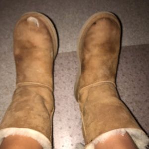 Chestnut bailey bow ugg boots